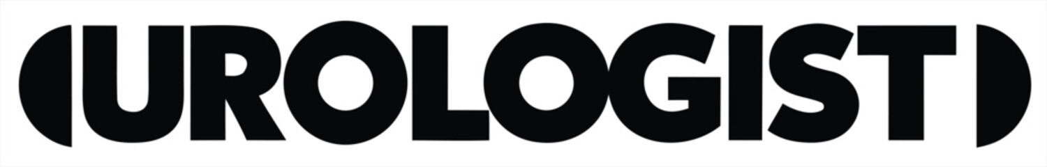 "Urologist" specializing in the diagnosis and treatment of diseases and disorders of the urinary and male reproduction. Ideal for use in hospital signage, healthcare apps, patient information systems.