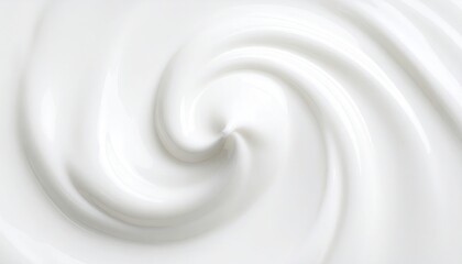 Close up of a white cream