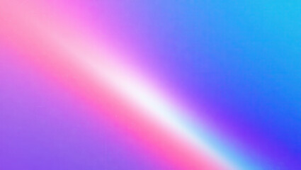 Naklejka premium Gradient blend of pink purple and blue colors with a diagonal white light strip across the image