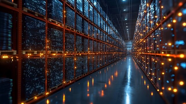 Futuristic supply chain management system powered by quantum internet in a smart warehouse - Powered by Adobe