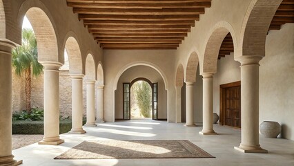 Obraz premium Courtyard of the Alhambra Palace, Granada, Spain
