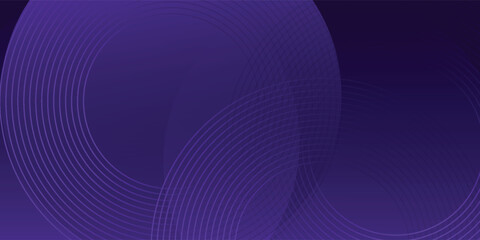 Abstract dark blue modern background with circles.