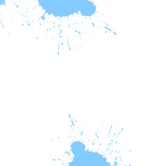 blue ink splashes