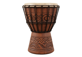 Isolated Traditional African Djembe Drum Percussion