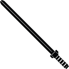 lightsaber on white background.eps