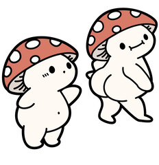 funny mushroom couple sassy