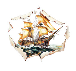 sea ship pirate