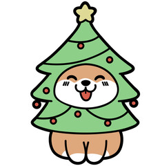christmas shiba gift card