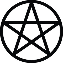 pentacle on white background.eps