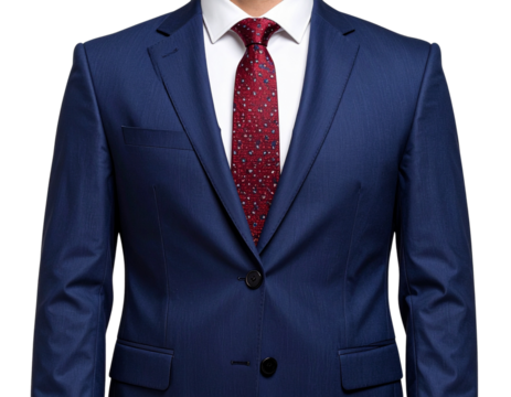 businessman with red tie