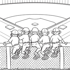 vector illustration of a monckys