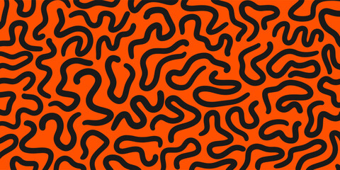 Abstract organic shape background doodle hand drawn background