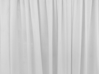 Soft white curtains background for graphic design or wallpaper.
