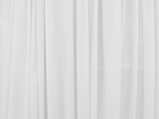Soft white curtains background for graphic design or wallpaper.