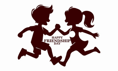 National sisters day logo icon. National sisters day vector illustration, happy friendship day vector illustration