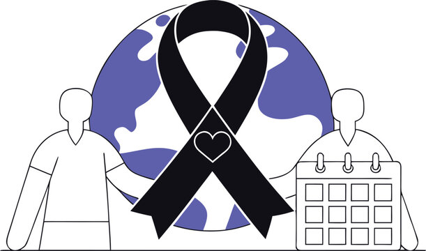 Diverse group of people united holding a vibrant ribbon to symbolize togetherness and shared purpose in a cooperative effort