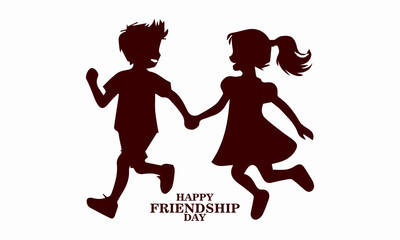 National sisters day logo icon. National sisters day vector illustration, happy friendship day vector illustration