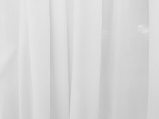 Soft white curtains background for graphic design or wallpaper.