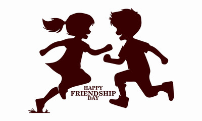 National sisters day logo icon. National sisters day vector illustration, happy friendship day vector illustration