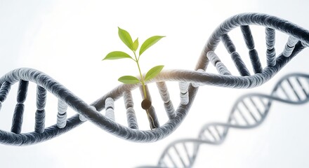 Dna growth graphic illustration