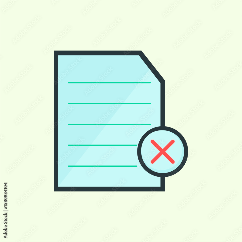 Poster delete file icon. icon related to design elements. suitable for web site, app, user interfaces,eleme