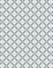 Geometric Floral Tile Pattern Design
