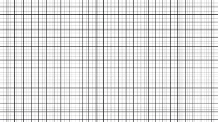 Seamless square grid texture, grid line paper sheet with crosses and lines, blank grid sheet for technology, drawing and architecture draft, texture of square graph paper, notebook pattern - vector St