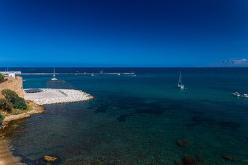 the splendid Sicilian coast