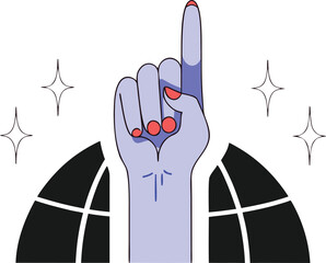 Commemorative graphic for the international day of democracy featuring symbolic elements and textual information