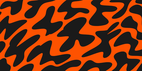 Abstract organic shape background doodle hand drawn background