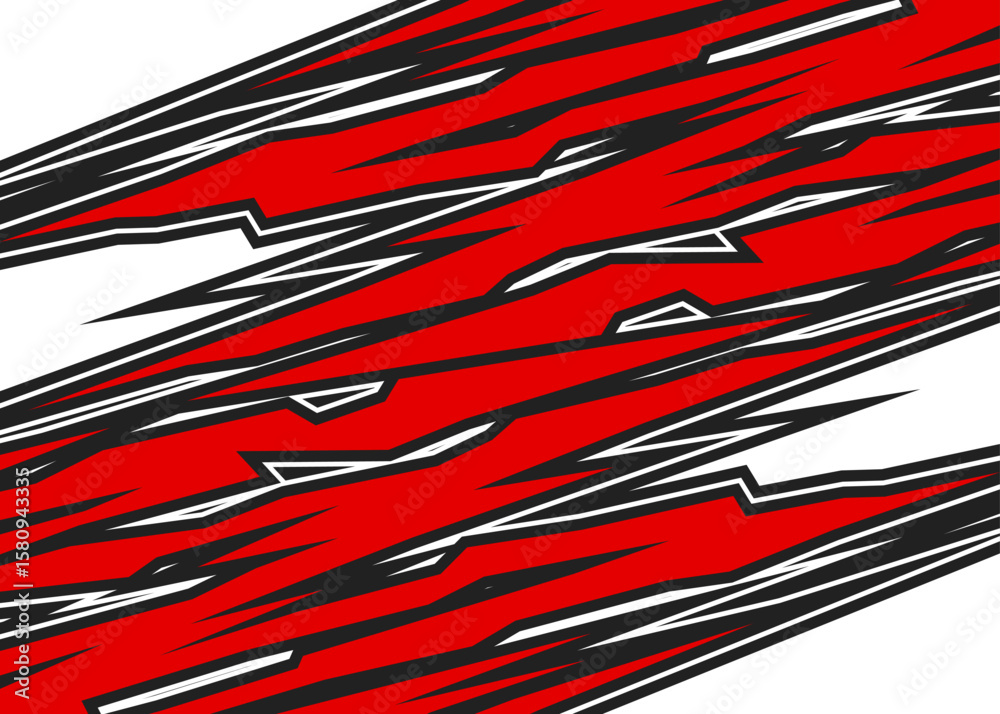 Aufkleber Abstract background with seamless sharp and slash line pattern. Raw scratch pattern