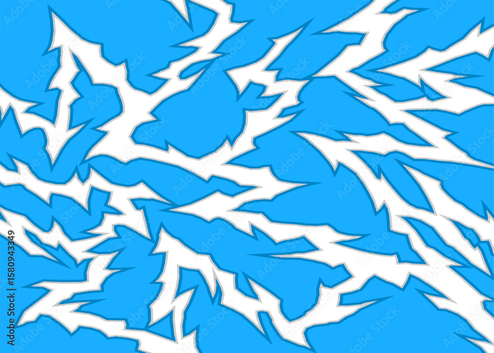 Poster abstract background with geometric crack line pattern and with some copy space area. claw mark patte