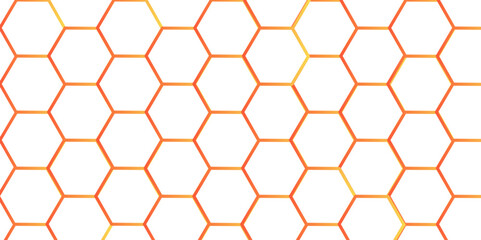 Gold Hexagon Grid Pattern, Seamless White Background, Abstract Geometric Design, High-Resolution Image, honeycomb cells of cardboard stiffening rib background Abstract background of colorful lag