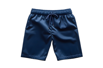 Navy blue drawstring athletic shorts for summer activities