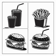 Happy Cheesy Burger day with a Cheesy Only Banner on a Blue Background