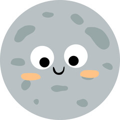 Kawaii Solar System Character Set 귀여운 태양계 행성 친구들 세트