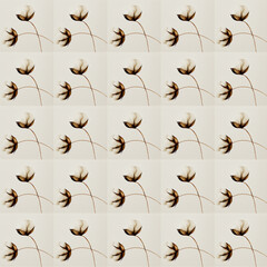 Cotton soft pattern seamless design 
