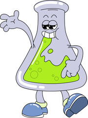 Retro Flask Character