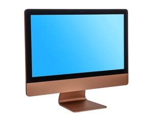 Fototapeta premium Copper computer monitor