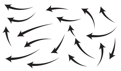 Curve arrow icon. arrow icon for your web site design, logo, app, UI. arrow indicated the direction symbol. curved arrow sign. Black rounded arrow. Vector illustration