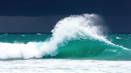 Rising waves meet cracked ice under a stormy sky, a stark reminder of sea level urgency.