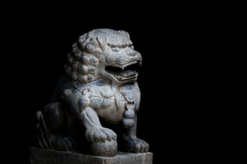 lion sculture of Fu.