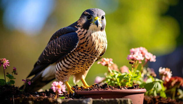 The Raptor looks sharply - Powered by Adobe
