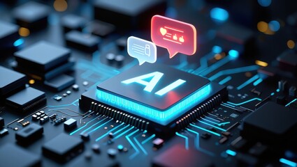 close up of a circuit board