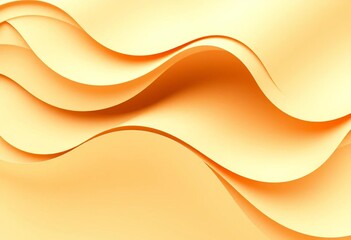 Obraz premium Abstract beige and brown layered curves, smooth texture , copy space, design