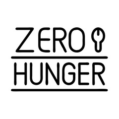 End world hunger campaign zero hunger initiative global food security and nutrition program support