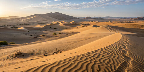 Naklejka premium Desert Sand Dunes