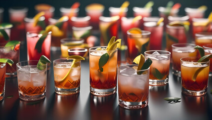 cocktail with ice