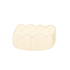 Cartoon Style White Milk Bread &ndash; Soft Pull Apart Loaf