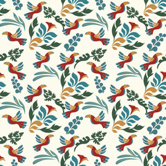 seamless floral pattern with flowers Floral brush graphic strokes seamless pattern background for fashion textiles, graphics, backgrounds and crafts